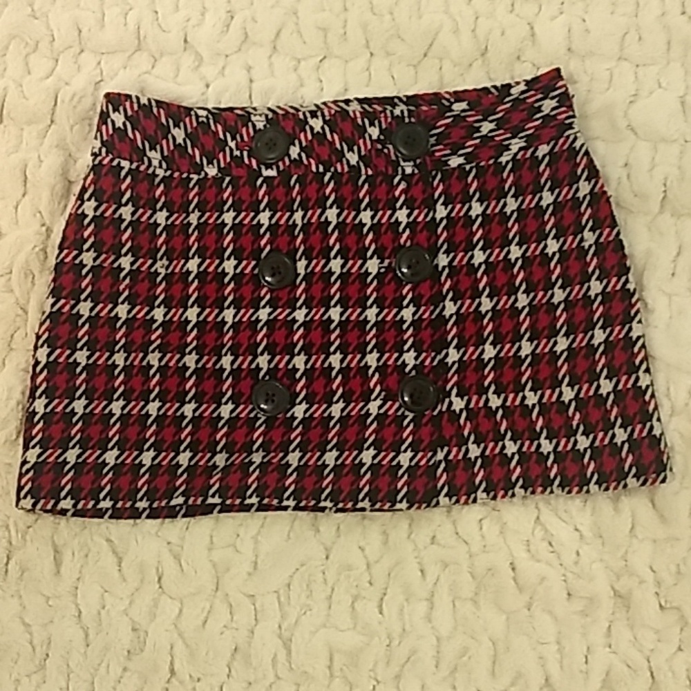Express Houndstooth Mini Shirt